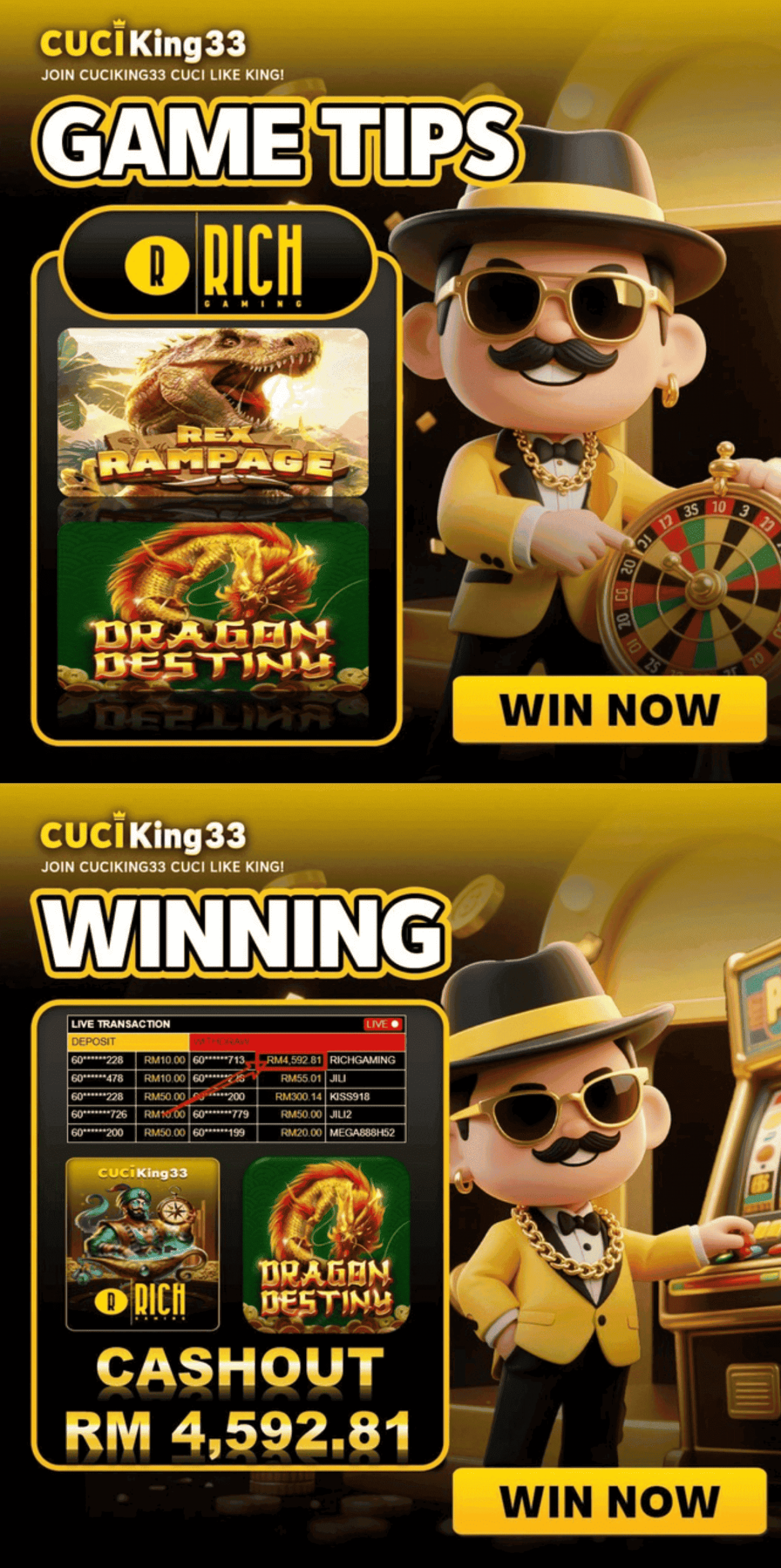 CuciKing33 - Pop Up - cuciking33my